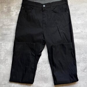 Member's Mark Mens Black Denali Pants Straight Fit 32x30 Nylon Spandex M747146S